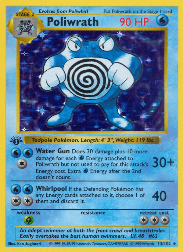 Poliwrath Base card