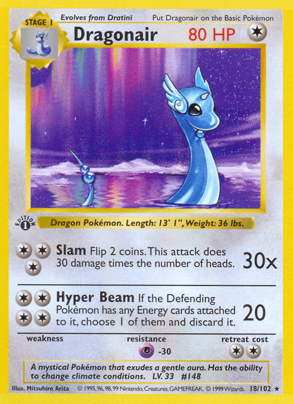 Dragonair Base card