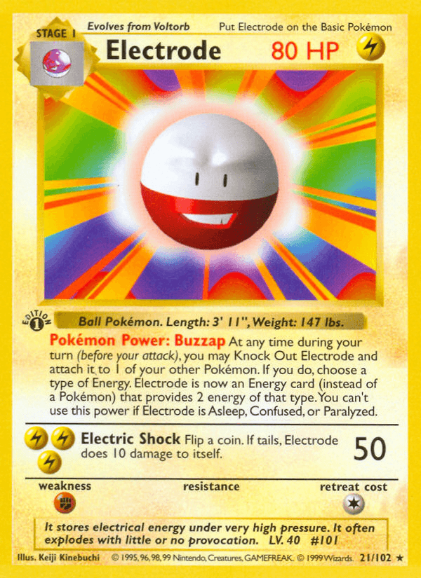 Electrode Base card