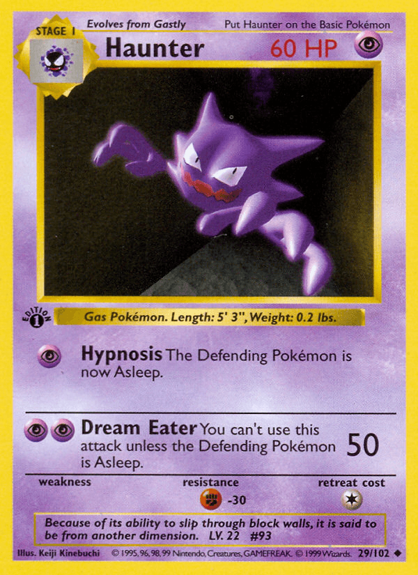 Haunter Base card