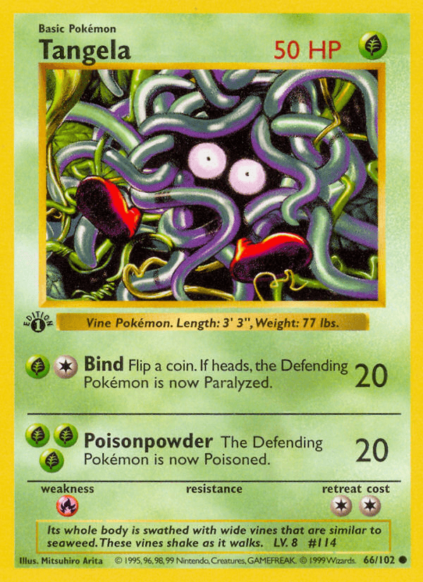 Tangela Base card
