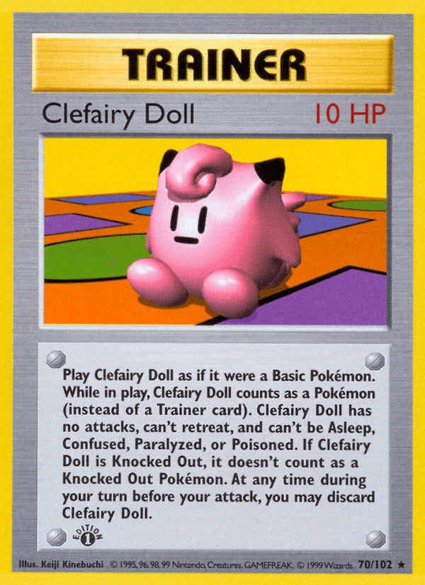 Clefairy Doll Base card