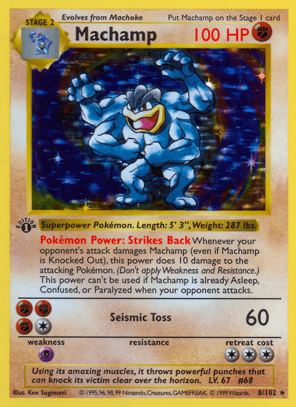 Machamp Base card