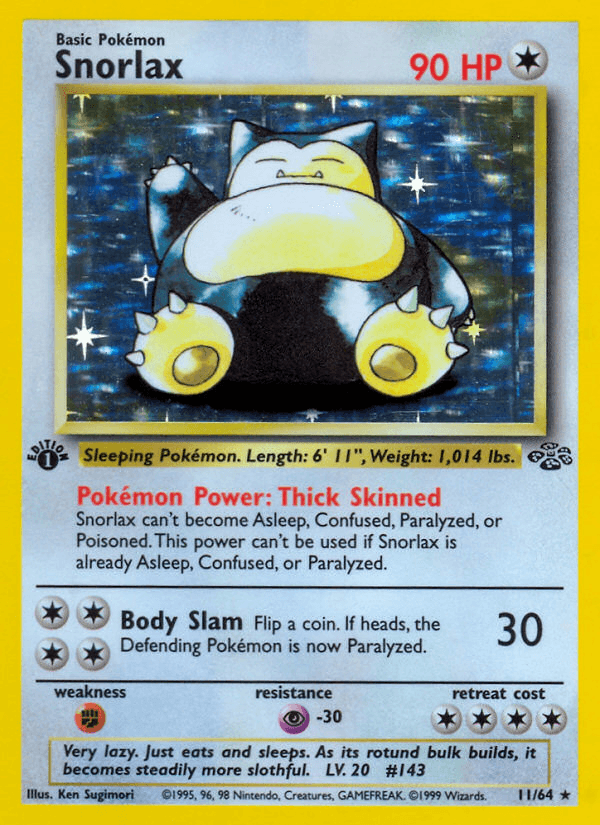 Snorlax Jungle card