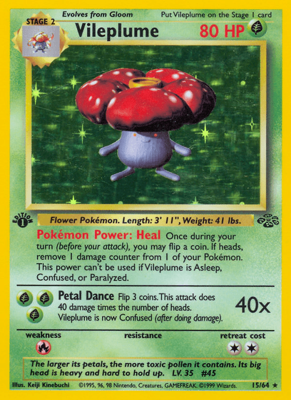 Vileplume Jungle card