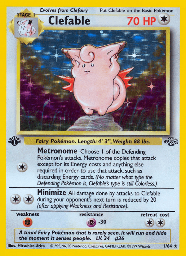 Clefable 宝可梦 card