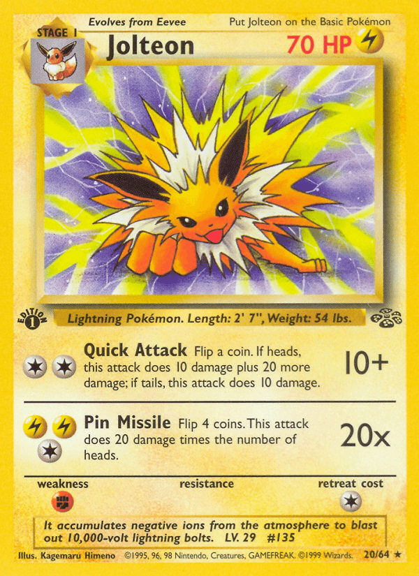 Jolteon Jungle card