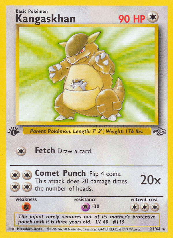 Kangaskhan Jungle card