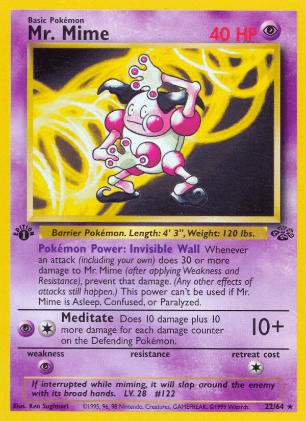 Mr. Mime 宝可梦 card