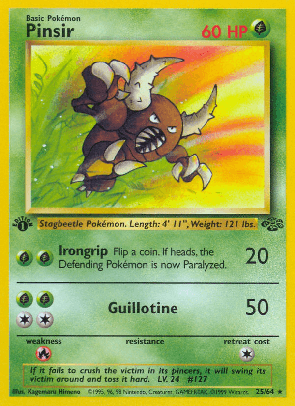 Pinsir Jungle card