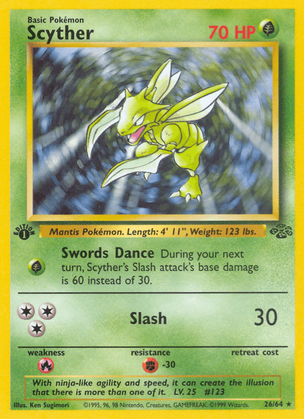Scyther Jungle card