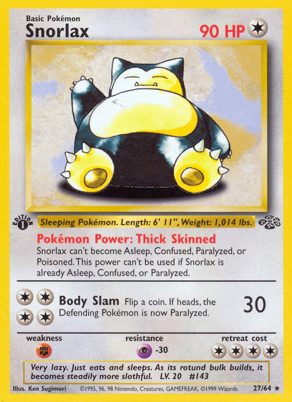 Snorlax Jungle card