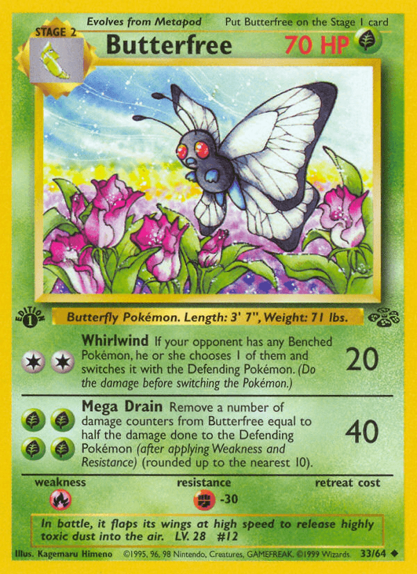 Butterfree Jungle card