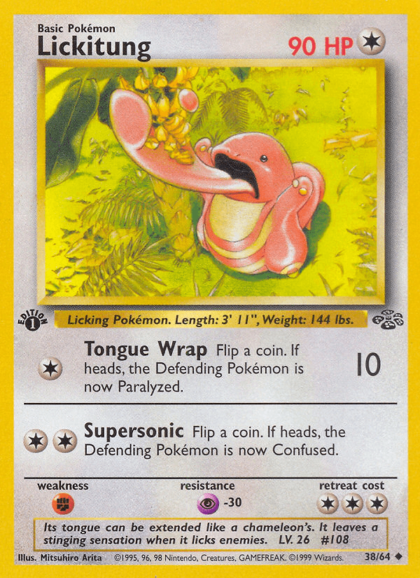 Lickitung 寶可夢 card