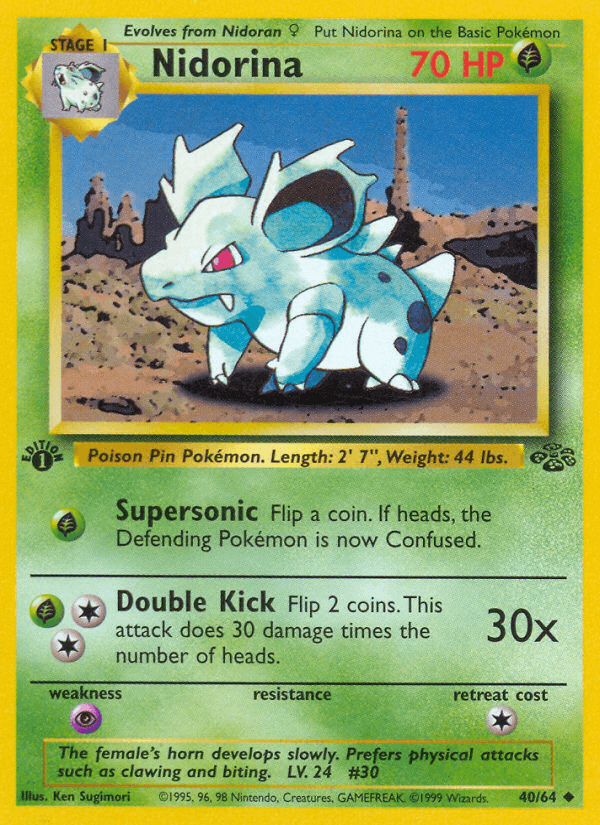 Nidorina Jungle card