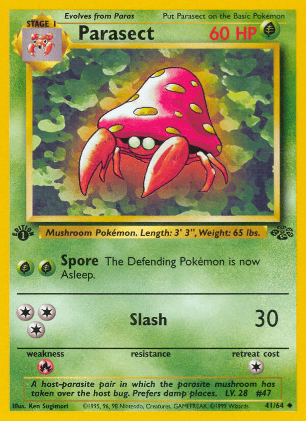 Parasect Jungle card