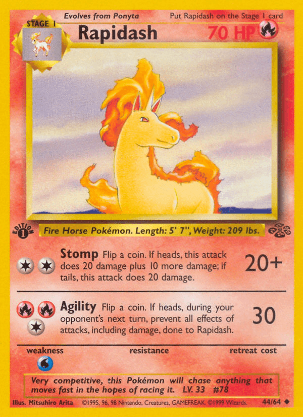 Rapidash Jungle card