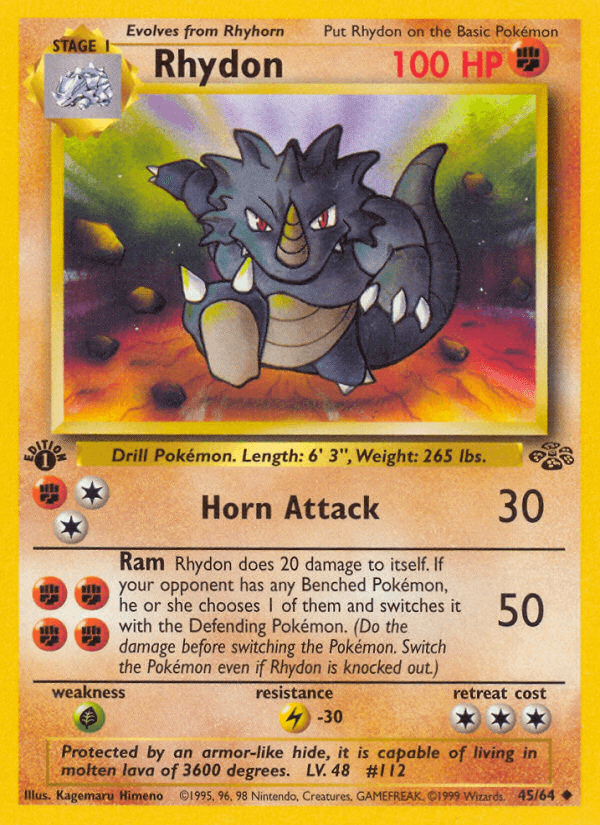 Rhydon Jungle card