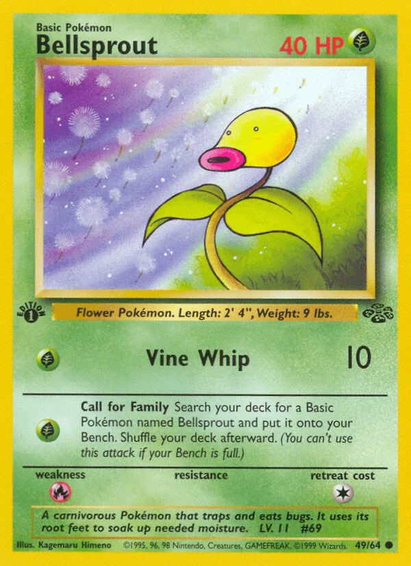 Bellsprout Jungle card