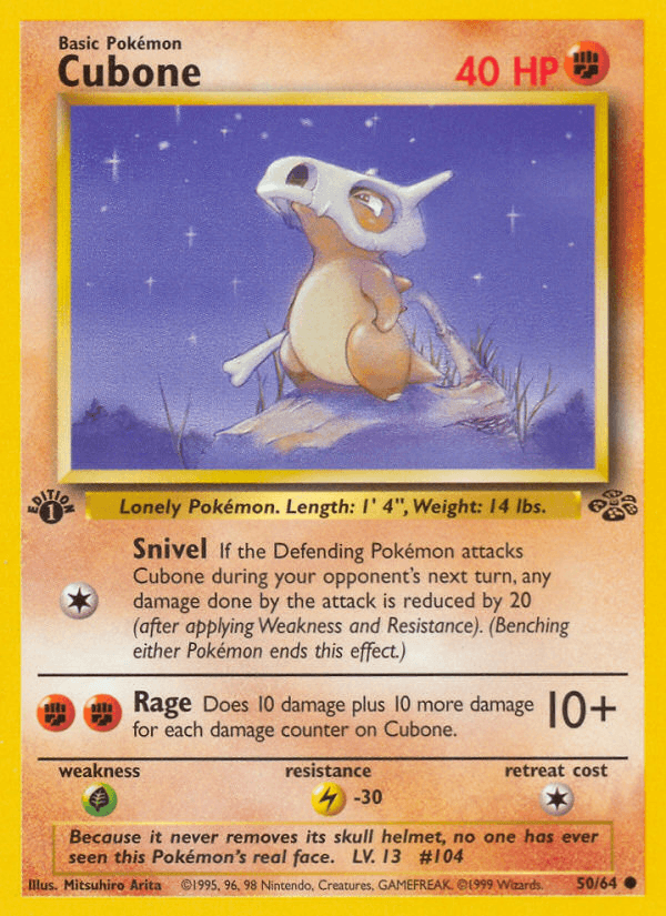 Cubone Jungle card