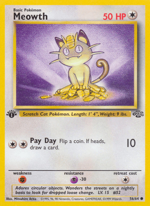 Meowth Jungle card