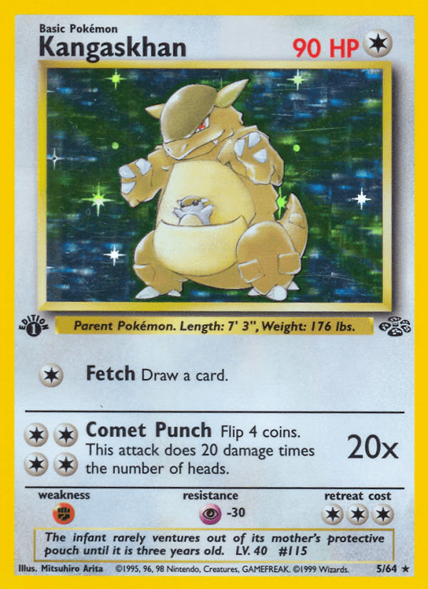 Kangaskhan Jungle card