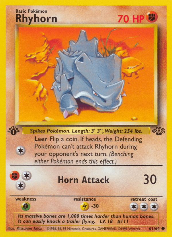 Rhyhorn Jungle card