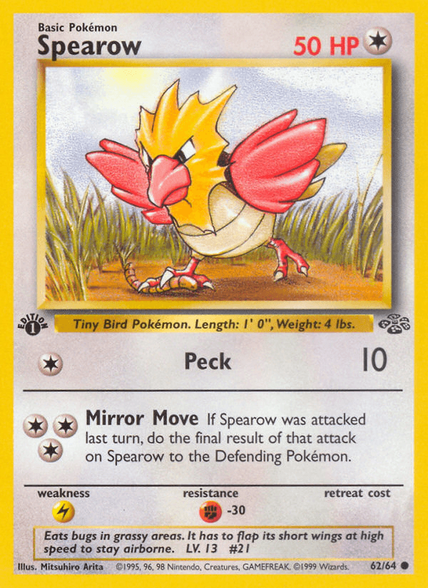 Spearow Jungle card