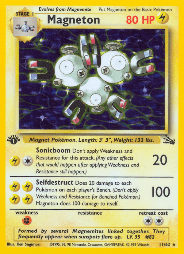Magneton Fossil card