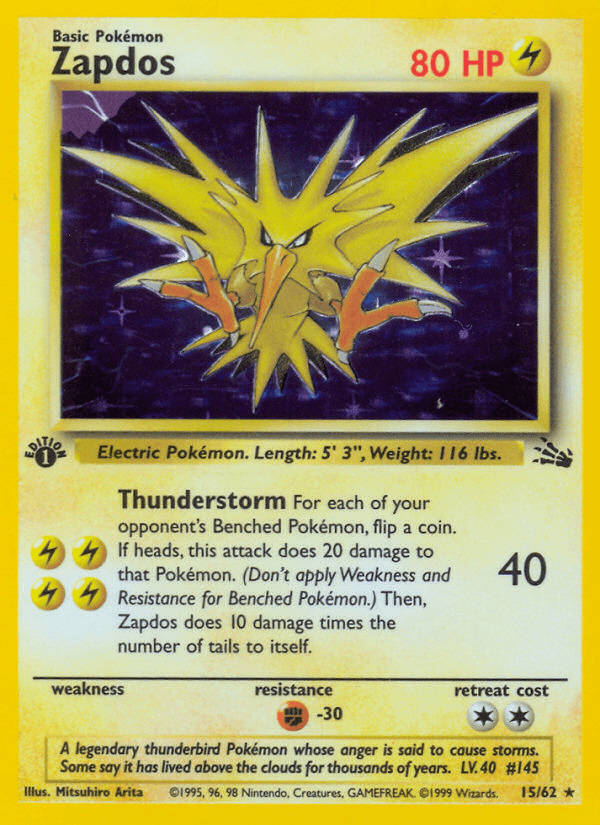 Zapdos Fossil card