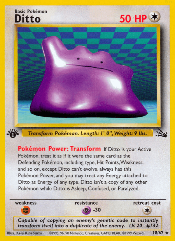 Ditto Fossil card