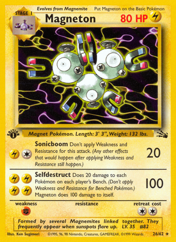 Magneton Fossil card