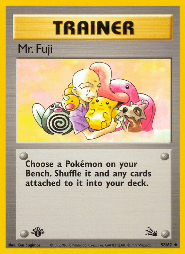 Mr. Fuji Fossil card