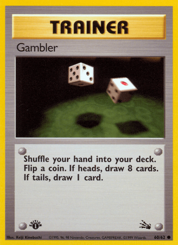Gambler Fossil card