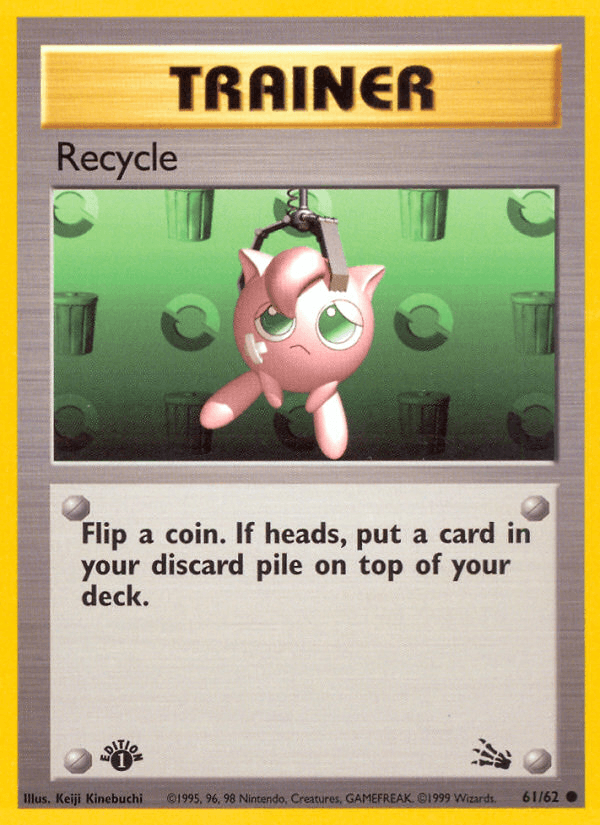 Recycle Fossil card