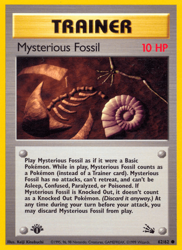 Mysterious Fossil Fossil card
