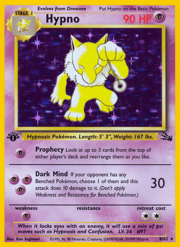 Hypno Fossil card