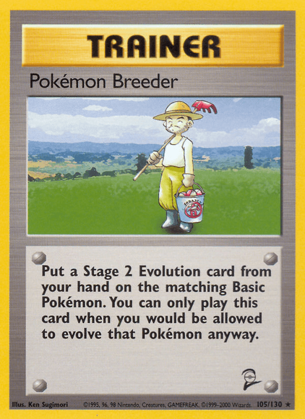 Pokémon Breeder Base Set 2 card