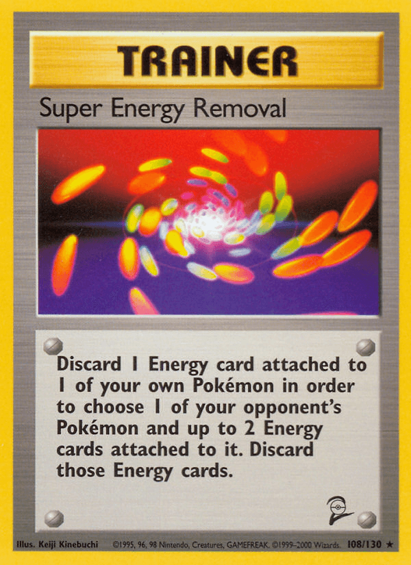 Super Energy Removal Base Set 2 card