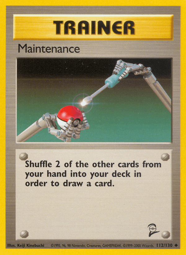 Maintenance Base Set 2 card