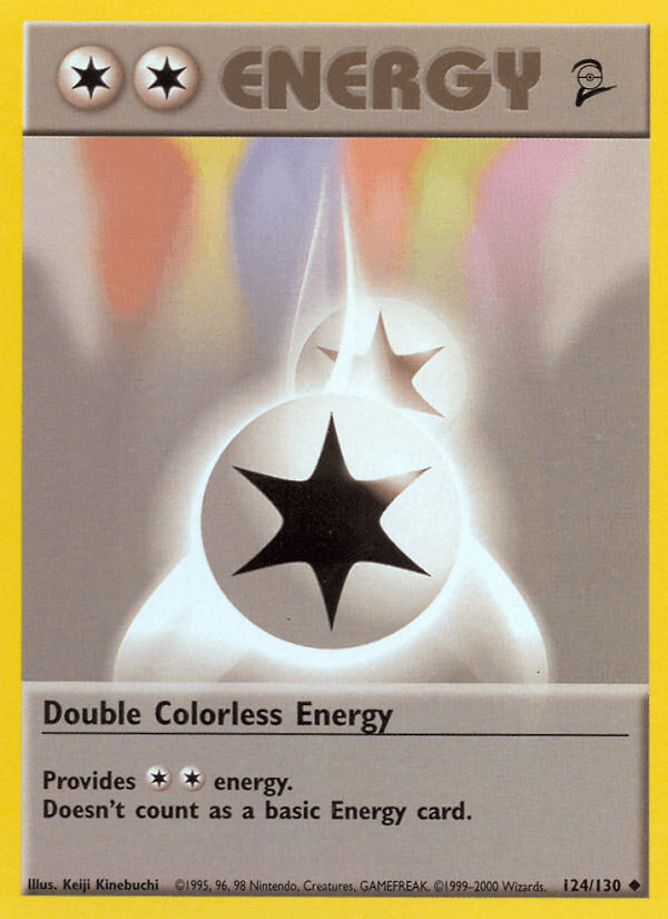 Double Colorless Energy Base Set 2 card