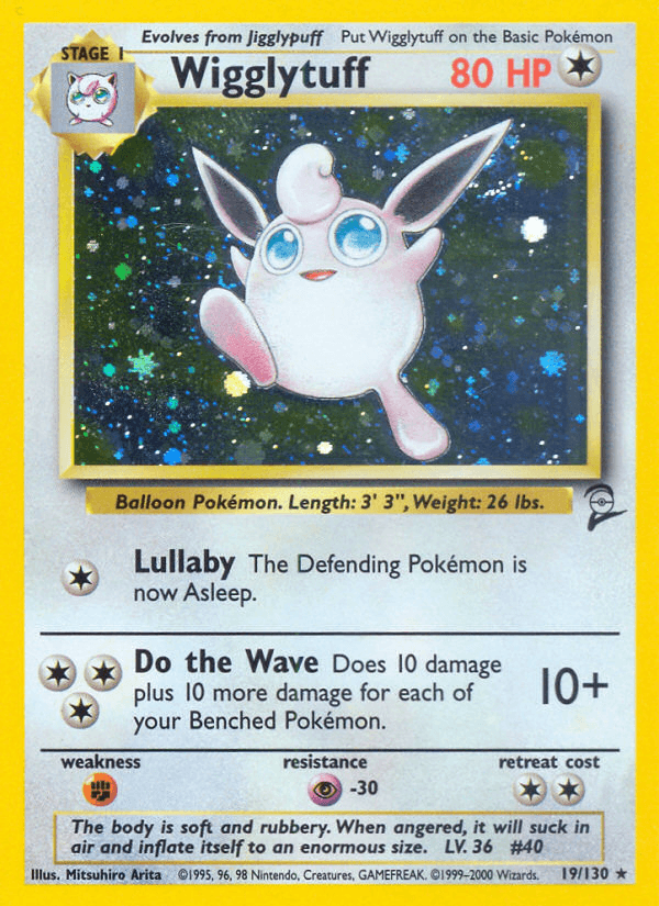 Wigglytuff Base Set 2 card