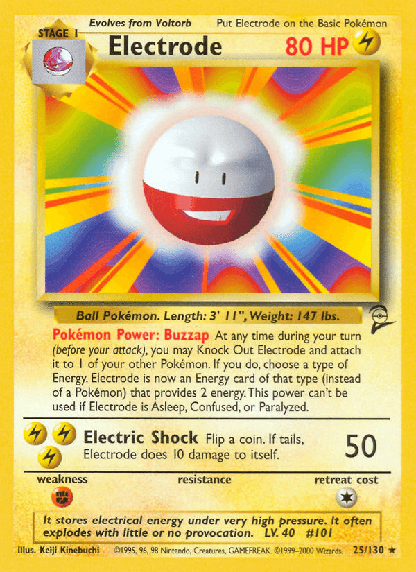 Electrode Base Set 2 card
