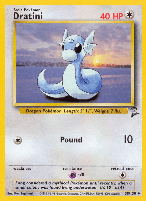 Dratini Base Set 2 card