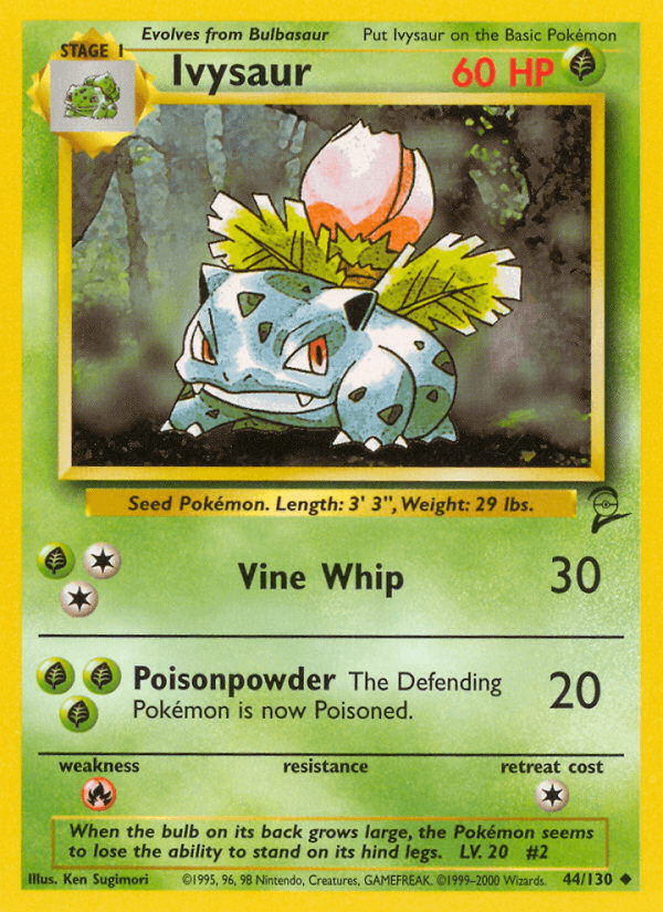Ivysaur Base Set 2 card