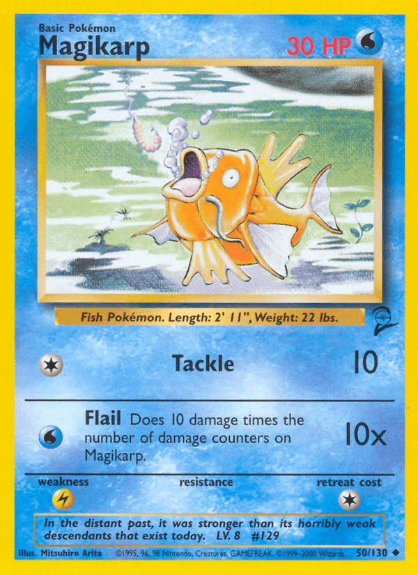 Magikarp Base Set 2 card