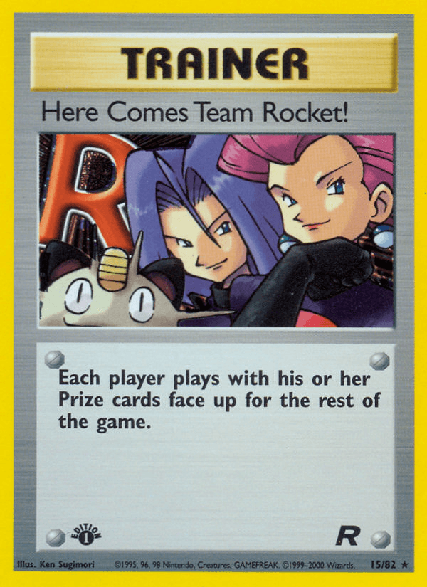 Here Comes Team Rocket! Team Rocket card