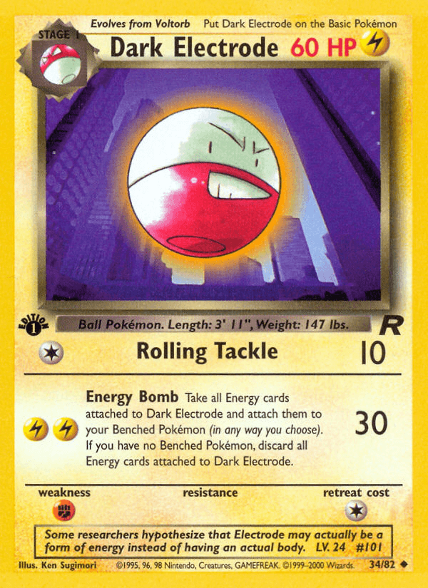 Dark Electrode Team Rocket card