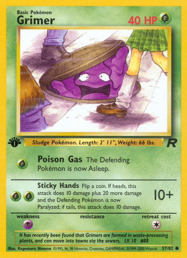 Grimer Team Rocket card
