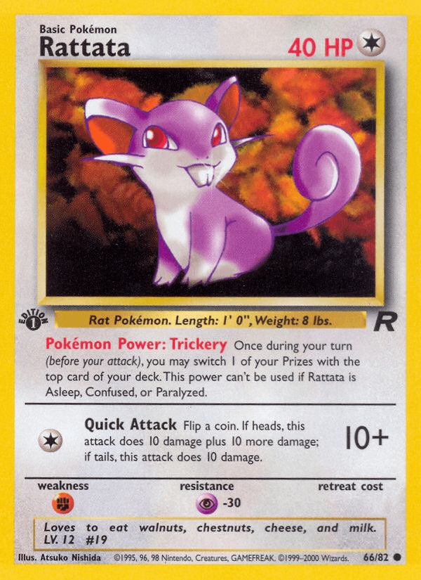 Rattata Team Rocket card